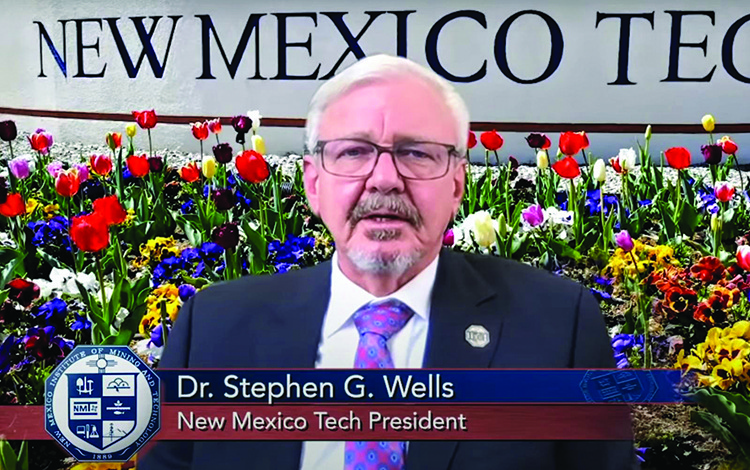 Wells outlines COVID-19 adaptations for New Mexico Tech