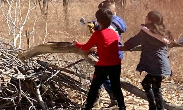 San Antonio students help clean Bosque Park