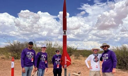 New Mexico Tech team launches its rocket at Spaceport