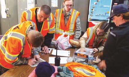 Socorro Civil Air Patrol members practice emergency skills