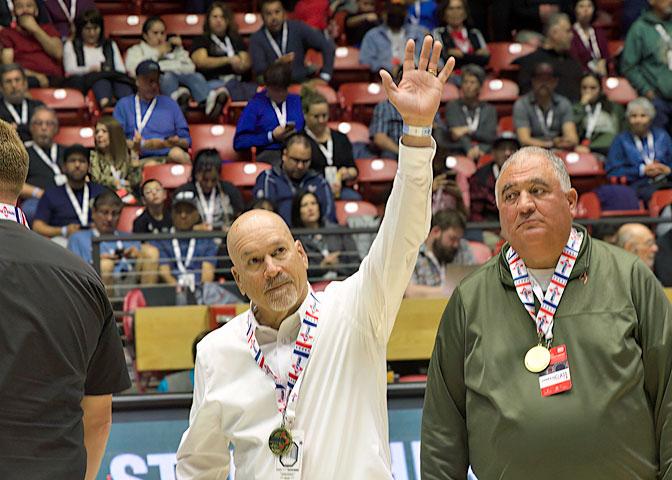 PHOTO GALLERY: The 1998 state basketball champion Socorro Warriors recognized