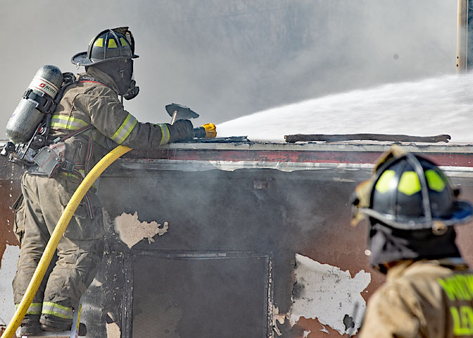 Three fire departments battle Wednesday structure fire