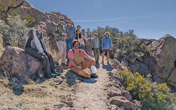 Volunteers help enhance the trails in Socorro County